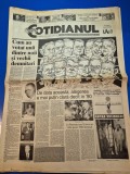 ziarul cotidianul 25 septembrie 1992 - emil constantinescu,ion iliescu