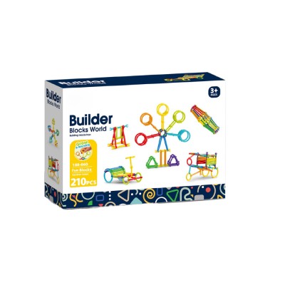 Set de constructie STEAM - Micutul inginer (210 piese) foto