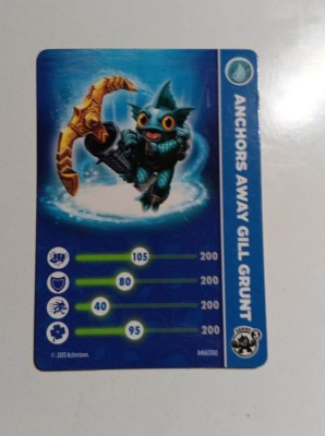 Skylanders Anchors Away Gill Grunt - card foto