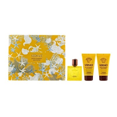 Versace Eros Energy Set cadou pentru bărbați EDP 50 ml + 50 ml gel de duș + 50 ml balsam după ras foto