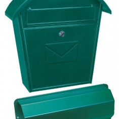 Cutie poștală Aosta Set cu suport ziare verde