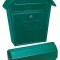 Cutie poștală Aosta Set cu suport ziare verde