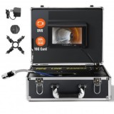 Camera inspectie endoscop, Profesional, Monitor color HD 7&rdquo;, Lungime 30 m, IP68, 12 x Led, Timp de lucru baterie 6 h