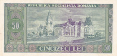 ROMANIA 50 lei 1966 XF foto