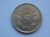 5 RUPEES 2015 INDIA, Asia