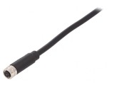 Conector M8 Mamă cu Cablu 1,5A 5 Pin Drept
