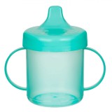 Cana Antrenament Honey Baby, Cioc Silicon, M&acirc;nere, Plastic, Culoare Verde, Capacitate 230ml