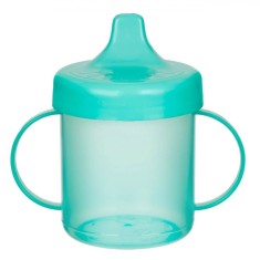 Cana Antrenament Honey Baby, Cioc Silicon, M&acirc;nere, Plastic, Culoare Verde, Capacitate 230ml