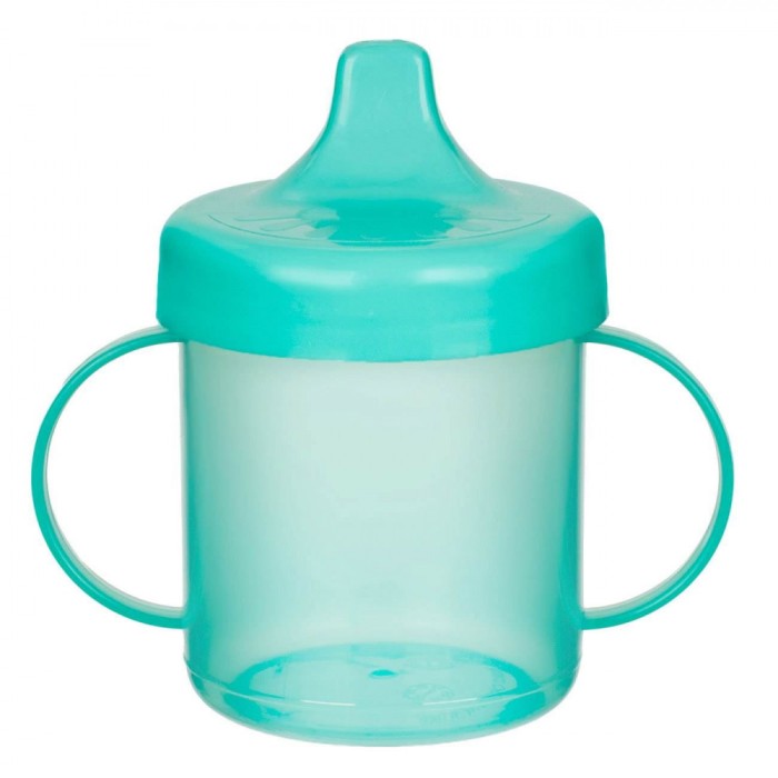 Cana Antrenament Honey Baby, Cioc Silicon, M&acirc;nere, Plastic, Culoare Verde, Capacitate 230ml