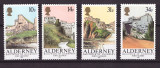 Alderney 1986 - Cetati, serie neuzata