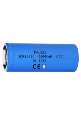 Acumulator PKCELL Li-Ion 26650 4500mAh top button (602) foto
