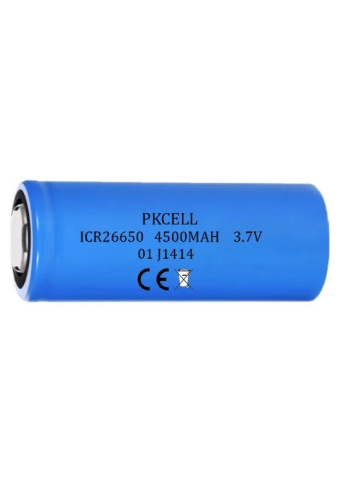 Acumulator PKCELL Li-Ion 26650 4500mAh top button (602)