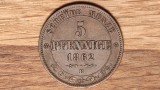 Cumpara ieftin Germania state - Saxony Saxonia - 5 Pfennige 1862 - Johann I - absolut superba!, Europa