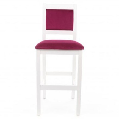 SCAUN BAR KING STOFA PLUS - Wenge Negru foto