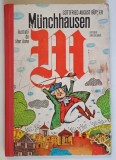 BARONUL MUNCHHAUSEN de GOTTFRIED AUGUST BURGER , 1977 * EDITIE CARTONATA , COPERTA SPATE CONTINE INSCRISURI CU PIXUL