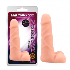 Dildo Realistic, Real Touch XXX Natural, Flexible Cock, 16,4 cm foto
