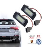 Set Lampi LED pentru numarul de inmatriculare Audi, Vw, Seat, Porsche, gama VAG