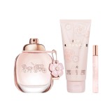 Set Coach: Floral, Eau De Parfum, For Women, 90 ml + Floral, Eau De Parfum, For Women, 7.5 ml + Floral, Body Lotion, All Over Th