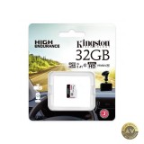 Card Memorie microSDXC Kingston Endurance 32Gb Clasa 10 / UHS-1 U1 SDCE/32GB