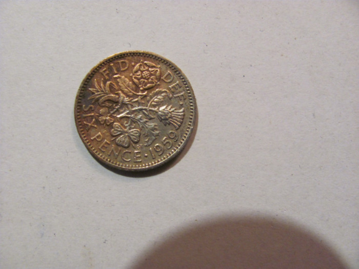 CY - 6 pence 1959 Marea Britanie Anglia