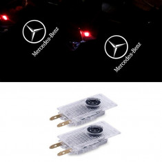 Set de 2 Lampi Led Logo Xentech Light Portiere / usi Mercedes-Benz Sprinter , Viano