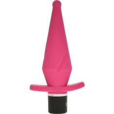 Dop Anal Supreme 10 Moduri Vibratii Silicon USB Roz 13 cm Guilty Toys, Backdoor Pleasure