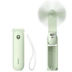 Mini ventilator portabil cu acumulator JisuLife F8, verde foto