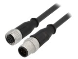 Cablu HARTING M12 12 pini pentru senzori 1m