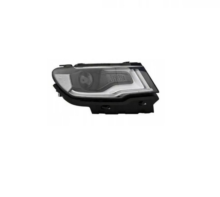 Far JEEP COMPASS, 06.2017-, partea dreapta, DEPO, lense; cu LED daytime running light; HB3; electrical; cu motor; halogen,