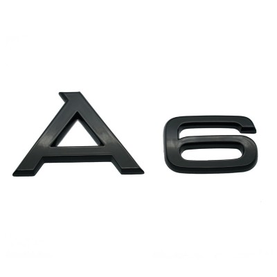 Emblema A4 pentru Audi,Negru lucios foto