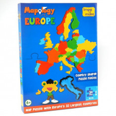 Puzzle educativ din spumă EVA - Harta Europei - ***