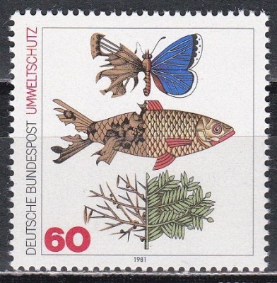 Germania 1981 - Protecția Mediului, MNH foto