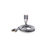 Ugreen Cablu audio-video stereo 2RCA 5m - gri (10520)