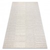 Covor din l&acirc;nă FLUX 461.3.AE121 OSTA - Geometric, structural, loft bej / gri, 240x340 cm