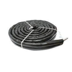 Teava 10m dubla din inox DN16-3/4 gofrata, flexibila, izolat cu cablu pentru sonda temperatura pentru instalatii solare rezidentiale foto