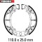 Set saboti frana spate Ferodo FSB938A - Gilera Runner - Piaggio NRG - Zip - Vespa ET2 - ET4 - LX - Primavera - S 50-150cc
