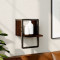 vidaXL Raft de perete cu bare, stejar maro, 20x25x30 cm 836277