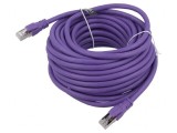 Patch Cord Ethernet S/FTP Cat 6a OFC PVC Violet 8m, Vention