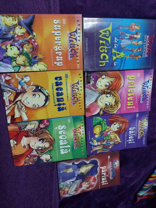 7 carti-Colectia-STRICT SECRET Witch,EGMONT,100 de trucuri pentru a te distra in