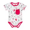 Body cu manecute scurte - colectia Miau - Haine Bebe (Marime Disponibila: 2 ani), Makoma