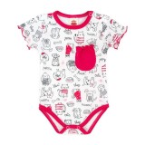 Body cu manecute scurte - colectia Miau - Haine Bebe (Marime Disponibila: 2 ani), Makoma