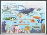 ANTIGUA SI BARBUDA-PESTI-SUBMARINE-Bloc de 6 timbre conform imaginii anexa MNH