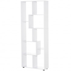 HomCom biblioteca design modern, 8 rafturi, 70x24x178 cm | AOSOM RO foto