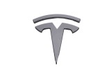 Emblema Tesla Model S Originala 2016, Sigla Auto Fata/Spate, Piesa Schimb Tesla, Logo Tesla Model S