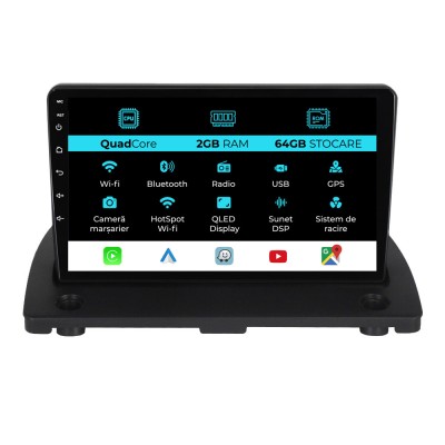 Navigatie Dedicata Volvo Xc90 (2002-2014), 9Inch, 2Gb Ram, 64Gb Stocare, Carplay foto