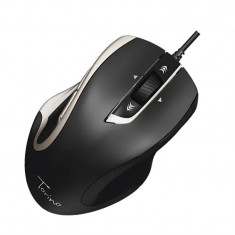 Mouse cu fir Torino Hama, 1200 dpi, 6 butoane, USB, Negru foto