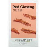 Cumpara ieftin Masca calmantă cu extract de ginseng Missha Airy Fit Sheet Mask Red Ginseng, 19g