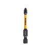 Set 5 biti pentru insurubare de impact, DeWalt Flextorq DT7391T-QZ, profil Pozidriv, PZ2, 57 mm