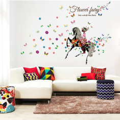 Sticker decorativ, flower fairy 142 cm, 72STK