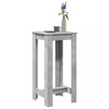 VidaXL Masă bar, gri beton, 51x50x103,5 cm, lemn prelucrat